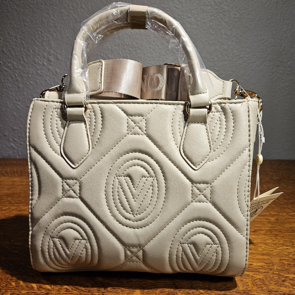 Valentino Orlandi Quilted Tote Bag, Vegan Leather NWT - Picture 2 of 9